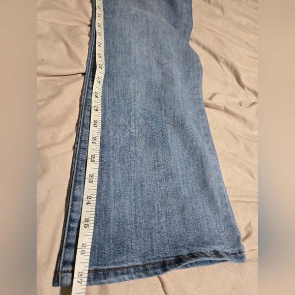 STS Mandy Boot Cut Flare Bottom Blue Women's Denim Petite Jeans - Picture 6 of 10